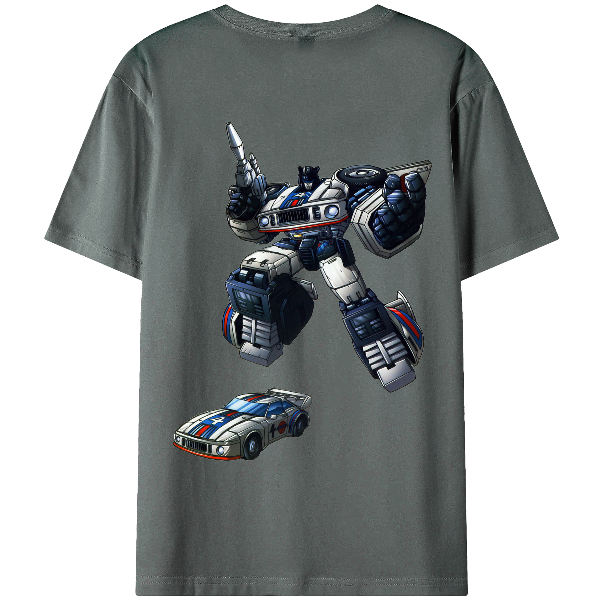 （画像用）  綿100％ メンズ半袖Tシャツ（バックプリント） 通気性